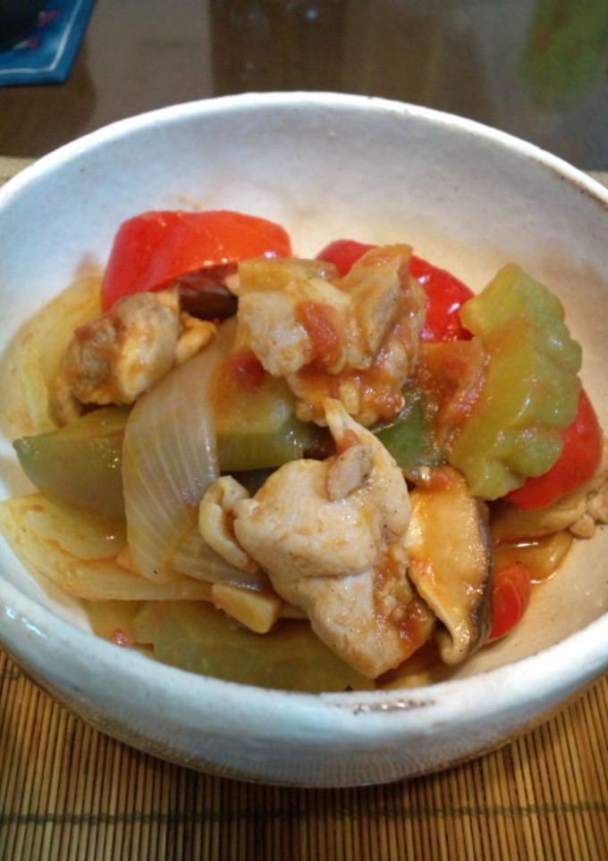 鶏とありもの野菜のトマト煮-レシピのメイン写真