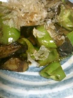 福耳からしとナスの胡麻油炒め-レシピのメイン写真