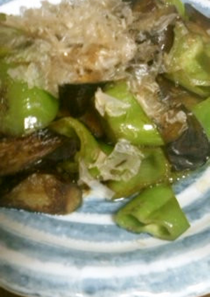 福耳からしとナスの胡麻油炒め-レシピのメイン写真