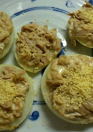 たまねぎとツナの簡単焼き-レシピのメイン写真