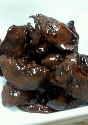 簡単アンティパスト♪鶏レバーの赤ワイン煮-レシピのメイン写真