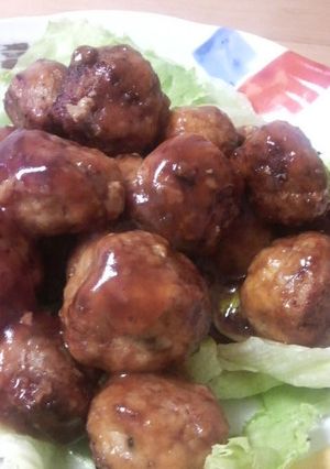 豆腐入り肉団子の甘酢あん-レシピのメイン写真