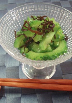簡単♪ゴーヤの塩こんぶ和え-レシピのメイン写真