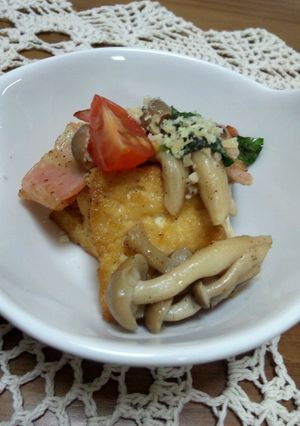 イタリアンっぽく☆厚揚げベーコン炒め☆-レシピのメイン写真