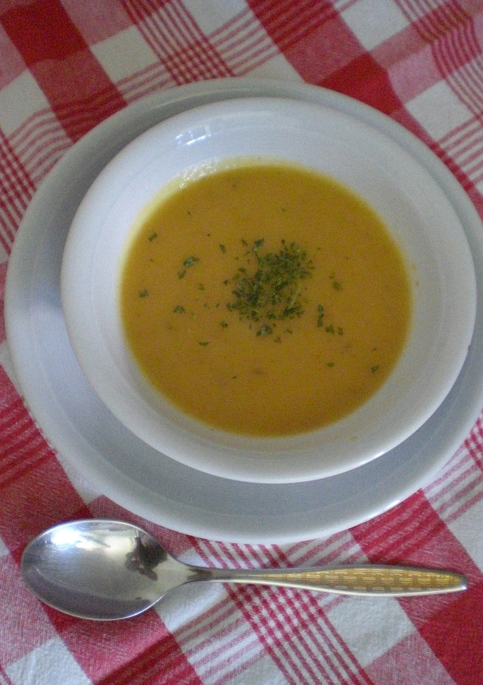 かぼちゃとトマトのスープ-レシピのメイン写真