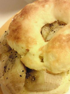 焼きバナナのオリーブトースト-レシピのメイン写真
