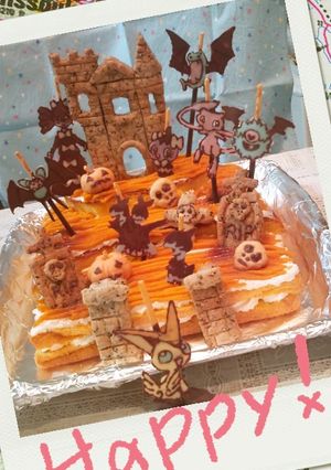 ハロウィンケーキ＊ポケモン 2011-レシピのメイン写真