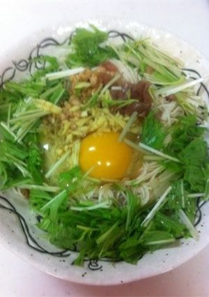 簡単ランチ＊素麺-レシピのメイン写真