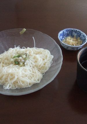 シャブスキーの梅ダレで爽やかそうめん-レシピのメイン写真