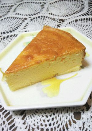 チーズスフレケーキ-レシピのメイン写真