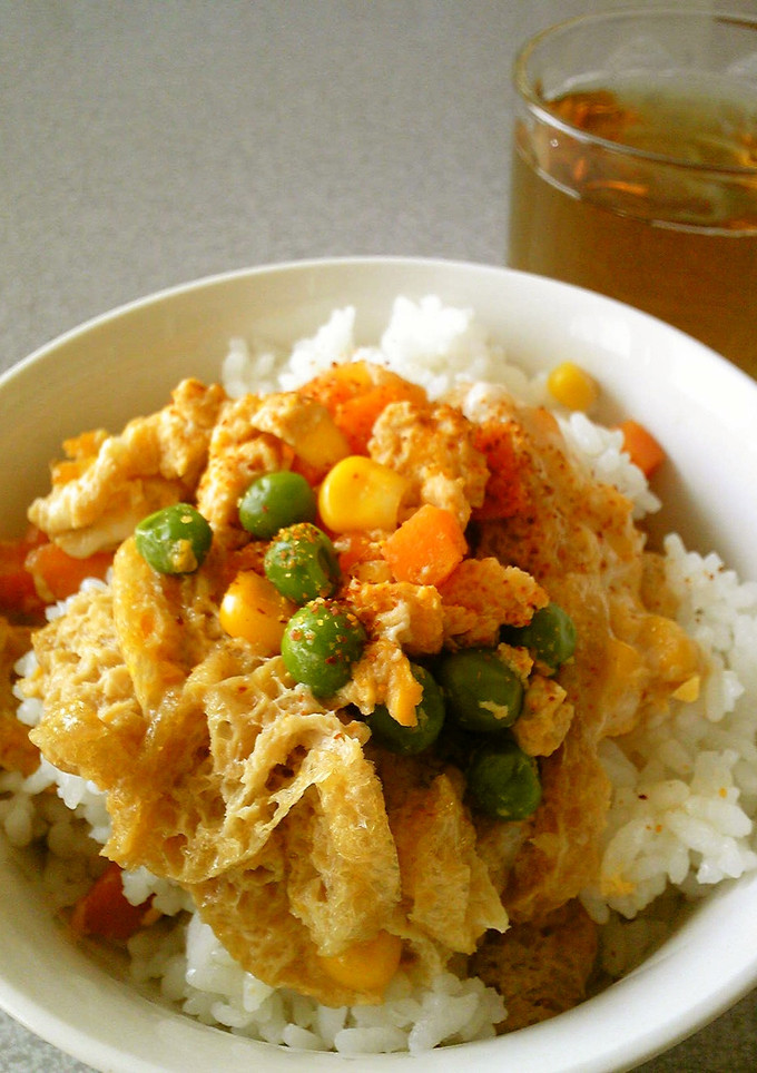 油あげの卵とじ丼♪-レシピのメイン写真