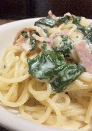 チーズでコク旨♪クリームパスタ-レシピのメイン写真