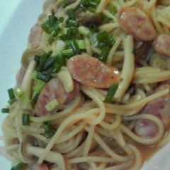 รูปของ 休日ランチに♡和風パスタ♡
