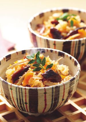 しいたけ珍味わびの炊き込みご飯-レシピのメイン写真