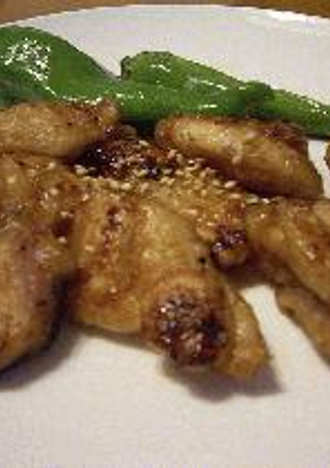 鶏の照り焼き　しし唐添え-レシピのメイン写真