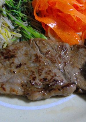 !捨てるもので!やわらかOGステーキ-レシピのメイン写真