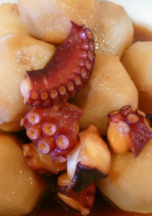 ほっこり美味しい！里芋とタコの煮物！-レシピのメイン写真