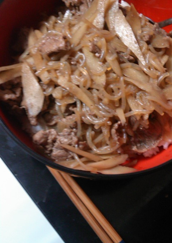 〜すき焼き風〜和風牛丼-レシピのメイン写真