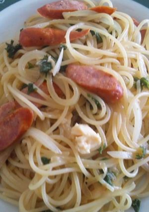 スマートチーズとパセリのコンソメパスタ-レシピのメイン写真