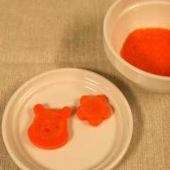รูปของ 型抜きにんじん★ついでに離乳食5ヶ月