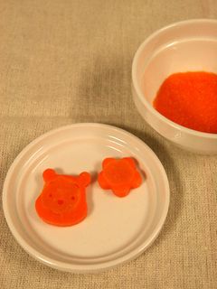 型抜きにんじん★ついでに離乳食5ヶ月-レシピのメイン写真