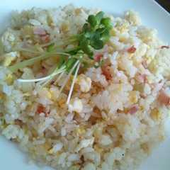 รูปของ ＊ベーコンとみょうがのチャーハン＊