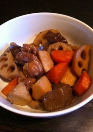 我が家の筑前煮(・w・)-レシピのメイン写真