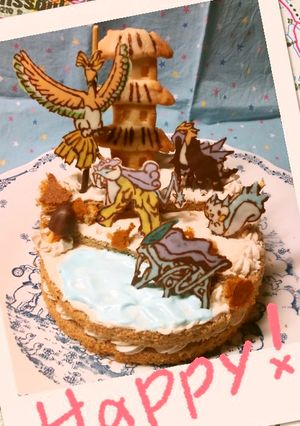 キャラデコミルクティーケーキ*ポケモン-レシピのメイン写真