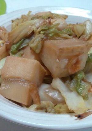 筍とキャベツのオイスター炒め-レシピのメイン写真