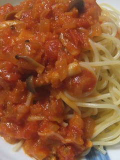 簡単だよトマトパスタ-レシピのメイン写真