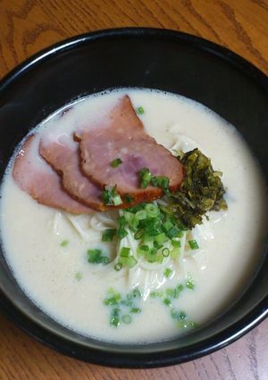簡単！!とんこつラーメン風☆うどん-レシピのメイン写真