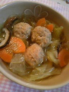 肉団子の春雨野菜スープ-レシピのメイン写真