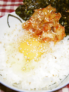 調理師のまかないTKG韓国風生卵かけご飯-レシピのメイン写真