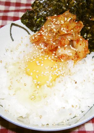 調理師のまかないTKG韓国風生卵かけご飯-レシピのメイン写真