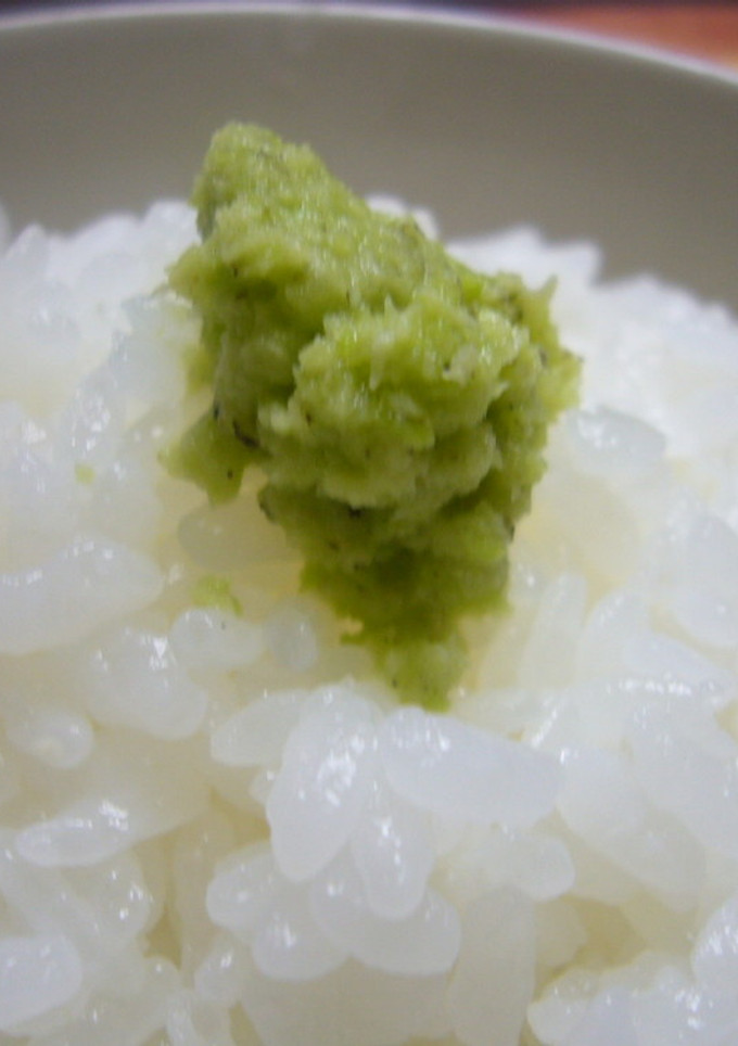 １行レシピ　食べるわさび　塩わさび-レシピのメイン写真