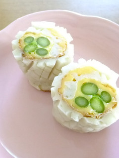 お弁当にも!ちくわのチーズ&アスパラ巻-レシピのメイン写真
