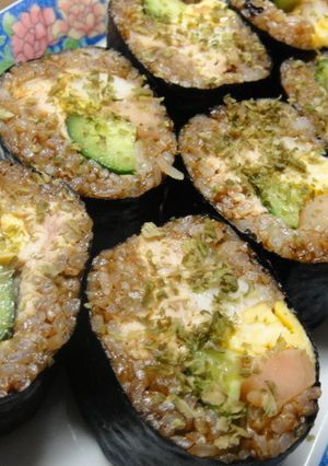 焼きそば風海苔巻き♪-レシピのメイン写真