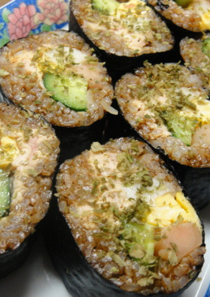 焼きそば風海苔巻き♪-レシピのメイン写真