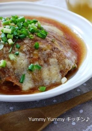 とろ～りチーズの簡単かに玉天津飯♪-レシピのメイン写真