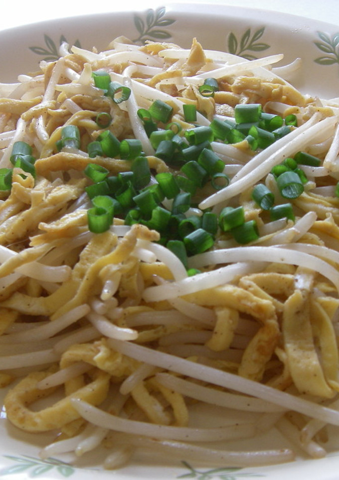 月末の＊＊モヤシと卵の炒め物＊＊-レシピのメイン写真