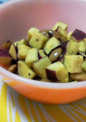 サツマイモと大豆のサラダ？-レシピのメイン写真