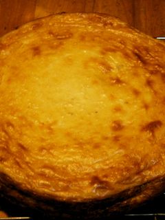 水切りヨーグルトとバナナのチーズケーキ風-レシピのメイン写真