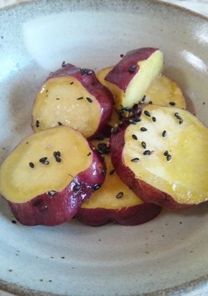 バター好きのためのマーガリンでさつま芋焼-レシピのメイン写真