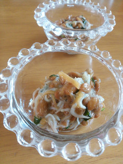 納豆に★なめたけとしらす★-レシピのメイン写真