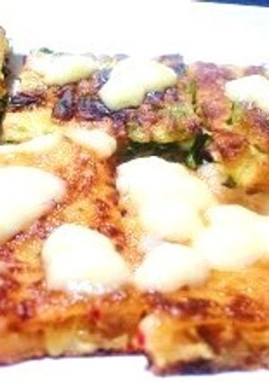 しっかりチーズが味わえるピザ風チヂミ２種-レシピのメイン写真