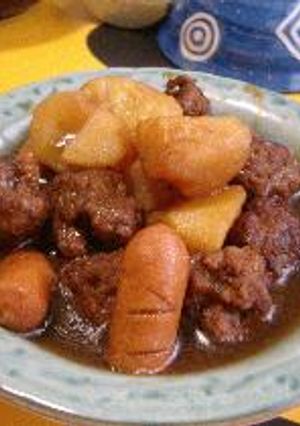 肉団子のカレー煮込み♪-レシピのメイン写真