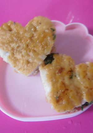 ハート型の照り焼きコリコリつくね♪-レシピのメイン写真