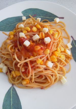 超簡単☆トマトチーズスパゲティ-レシピのメイン写真