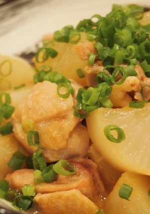 大根と鶏肉のオイスターソース煮-レシピのメイン写真