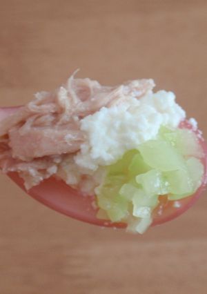 離乳食中期 きゅうりとツナのチーズサラダ-レシピのメイン写真